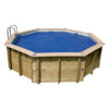 imagen Cobertor térmico piscina de madera circular