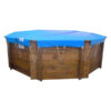 imagen Cubierta Invierno piscina de madera circular