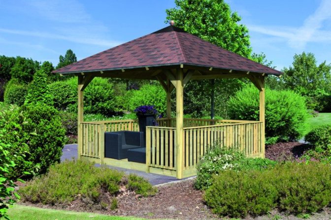 Kiosko de jardín Lilie para terrazas y exteriores - Piscinas Athena