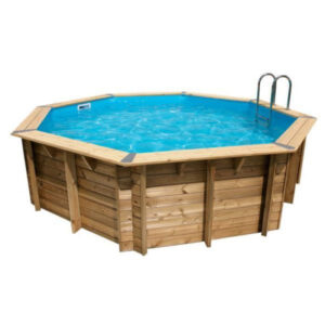 piscina de madera Sun 430 cm x 120 cm vista