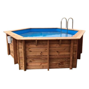 imagen piscina de madera 410cm x 120cm