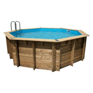 piscina de madera 510 cm x 120 cm vista