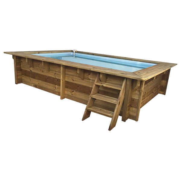 imagen mini piscina de madera Nika 3 x 2m