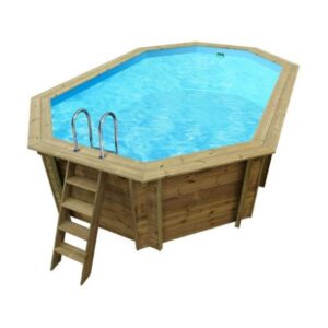 piscina de madera Nika 350cm x 215cm x 120cm vista