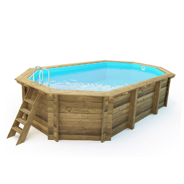 imagen piscina de madera Nika 657cm x 457cm x 131cm