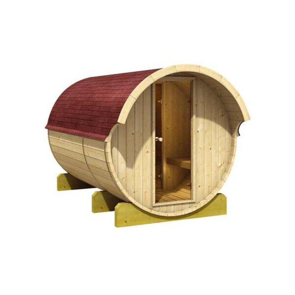 imagen sauna Finlandesa de Barril Karribu con cámara térmica 4/6 plazas