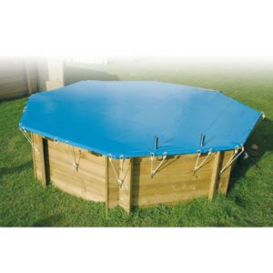 imagen cubierta de seguridad para piscina de madera Sun 4,10m