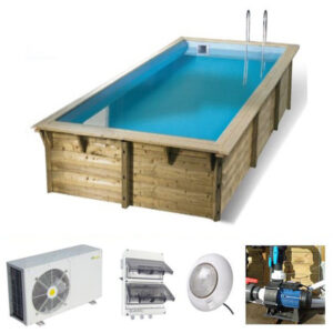 imagen piscina de madera Urban pool 4,50 x 2,50 x 1,40m