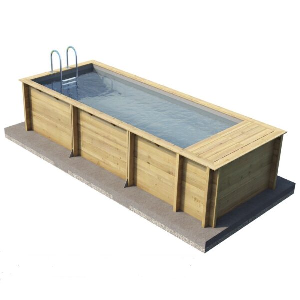 imagen piscina de madera Pool'n box