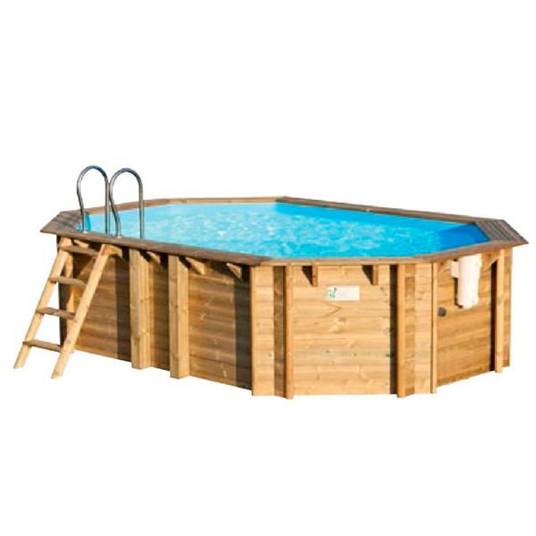 piscina de madera tropic 5,10 vista
