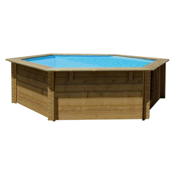piscina de madera Lili vista