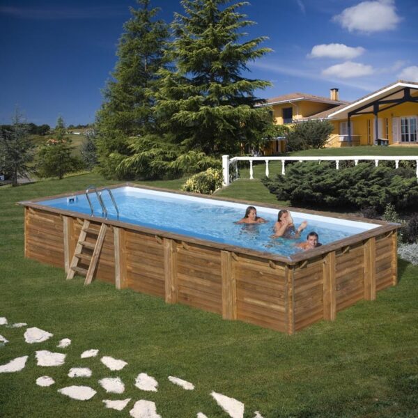 piscina de madera Evora vista