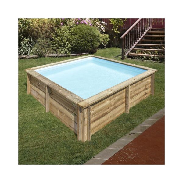 imagen piscina de madera city