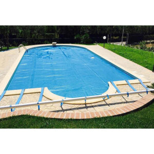 Cubierta de piscina lona solar para piscinas redondas lona de calor cubierta solar piscina de protección UV lona piscina cubierta de piscina redonda lona de invierno-120cmx120cm
