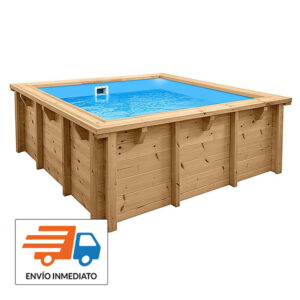 imagen mini piscina de madera java