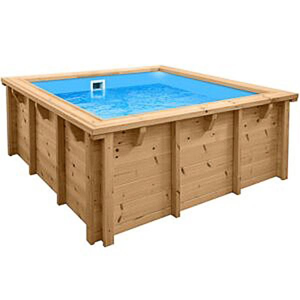 piscina de madera climatizada Java