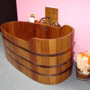 Bañera de madera BWL 135 x 73 cm