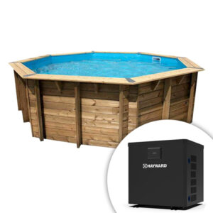 Piscina de madera climatizada 3,60m All in One