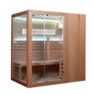 Sauna Espoo con Led Blanco